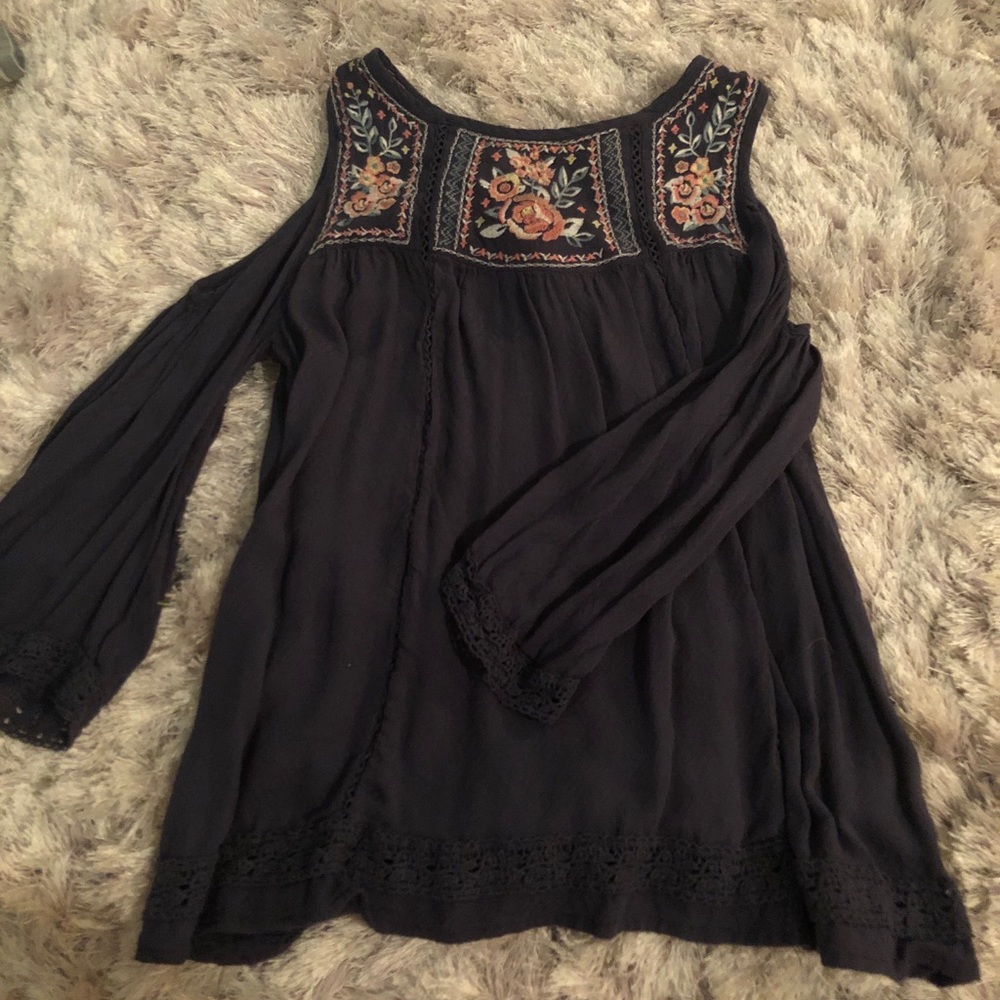 Off the shoulder flowy top